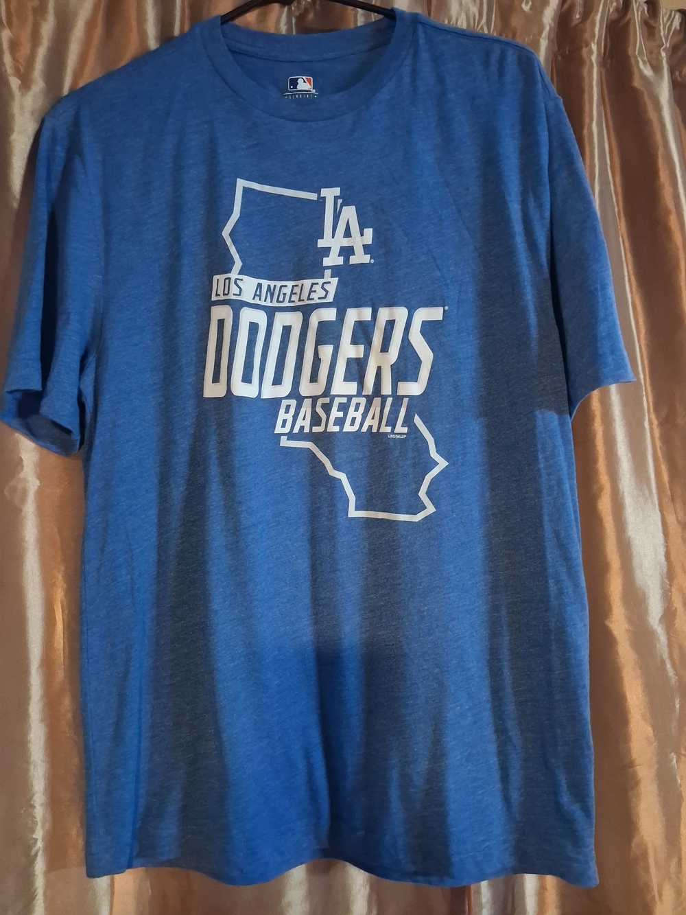Genuine Merchandise Los Angeles Dodgers Blue Men's (Unisex) Short Sleeve Tee